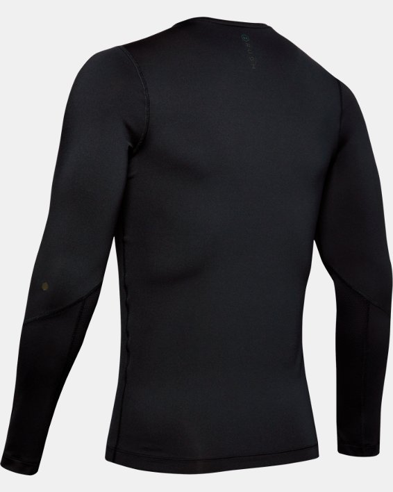 Men's UA RUSH™ HeatGear® Compression Long Sleeve in Black image number 5